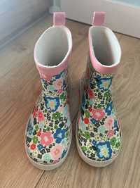 Piękne kalosze buty buciki w kwiatki Playshoes r.26