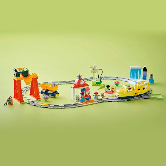 Lego лего 10428 DUPLO Town Великий інтерактивний громадський потяг