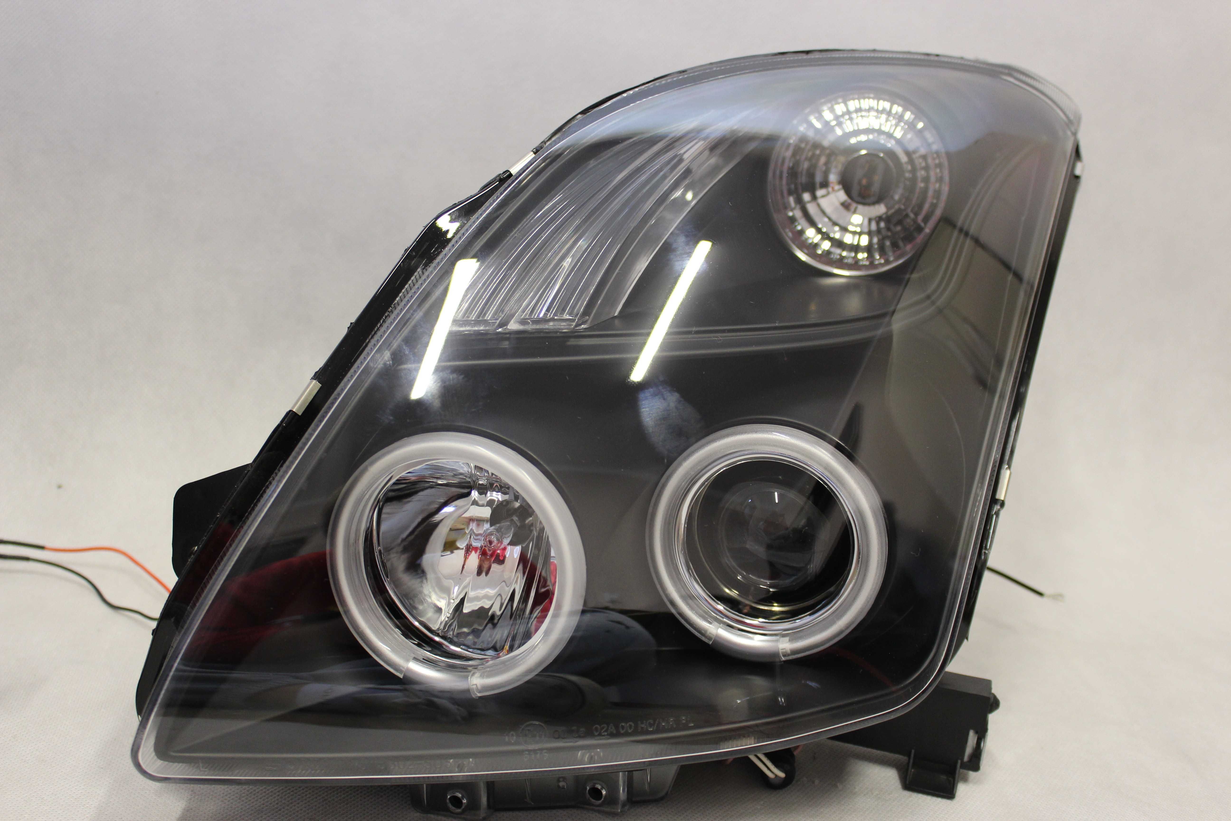 Lampy przednie przód Suzuki SWIFT mk6 05-10 Ringi Angel Eyes LED NOWE!