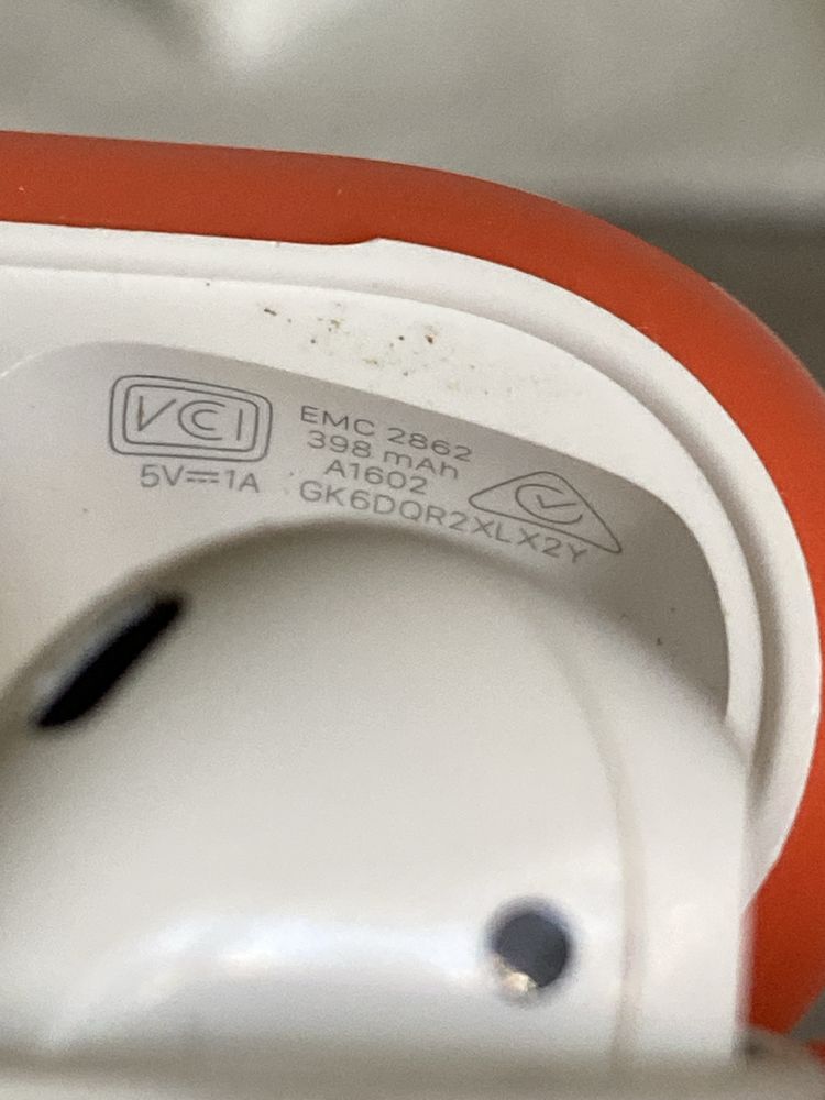Słuchawki AirPods a1602