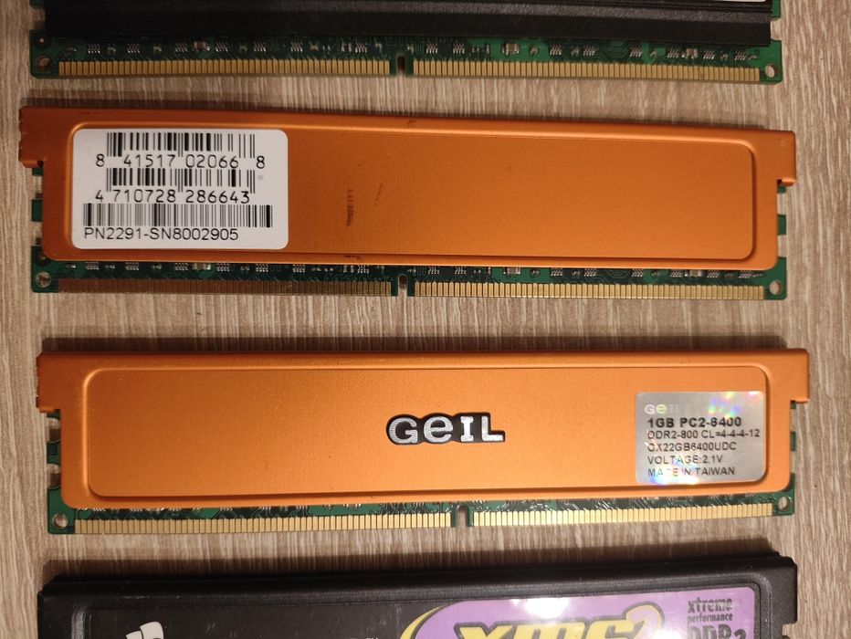 16GB RAM zestaw! DDR2/DDR3 PC/Laptop. Kingston, Corsair, G.Skill, GeIL