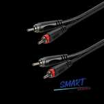 Kabel audio 2 x Wtyk RCA / 2 x Wtyk RCA 1m Roxtone SACC130L1