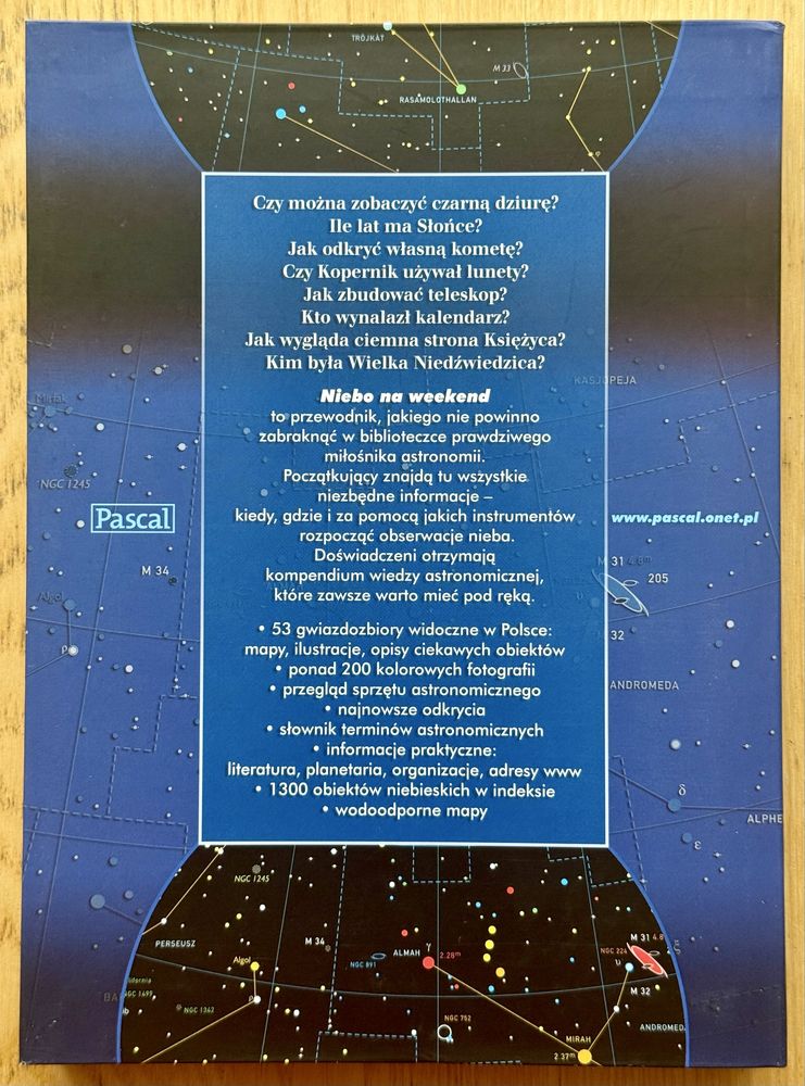 Niebo na weekend. Przewodnik młodego astronoma – P. Rudź, PASCAL 2003