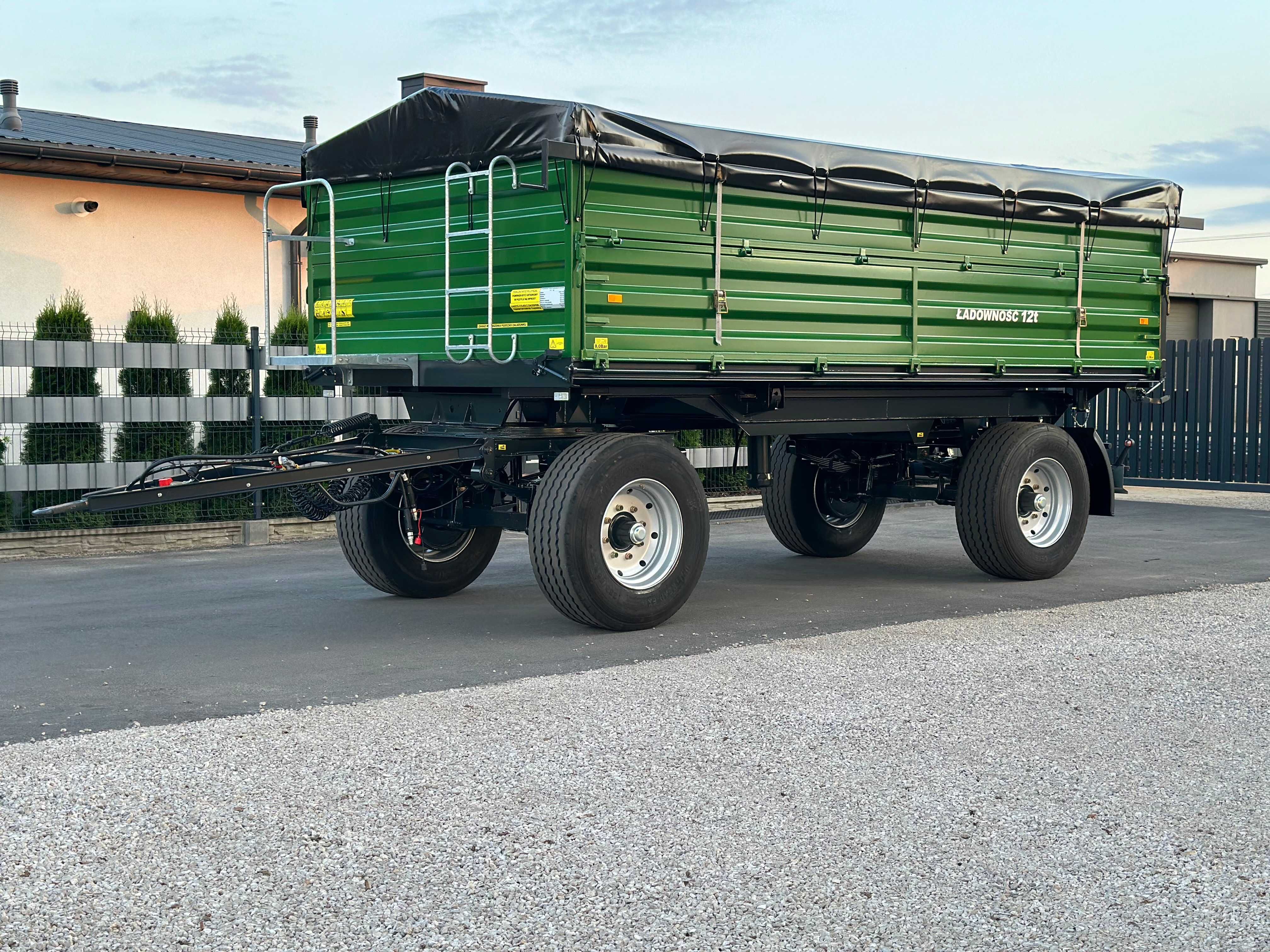 Przyczepa Rolnicza HL HW 3 Stronny Wywrot 6011 Ładowność 12 ton 8011