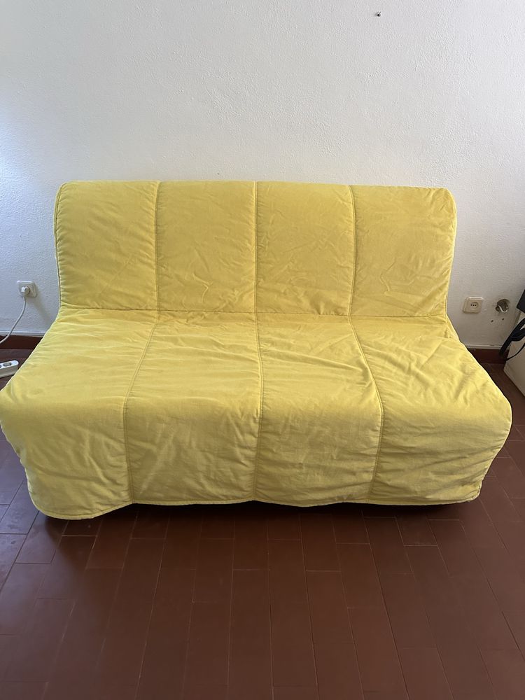 Sofa cama LYCKELE 2lug amarelo