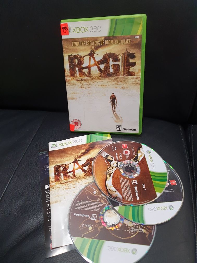 Gra gry xbox 360 one Rage unikat od kolekcjonera