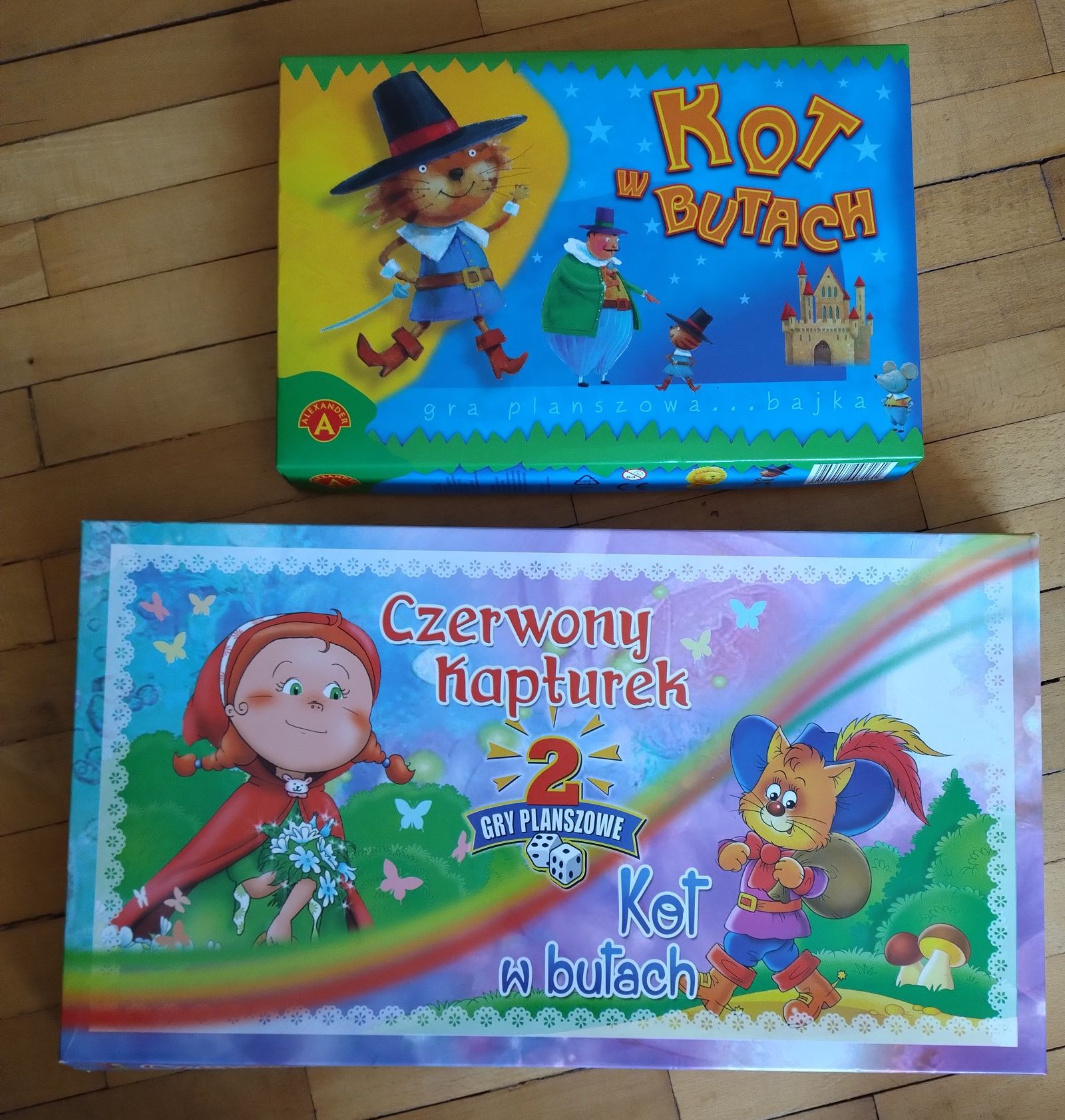 3x gry Mistakos Walka o krzesła Kot w butach  Czerwony Kapturek