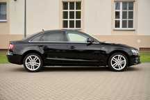 Audi A4 Czarny Sedan S line 2.0 TDI Manual Navi Kolor Skóra Alu18 Chrom