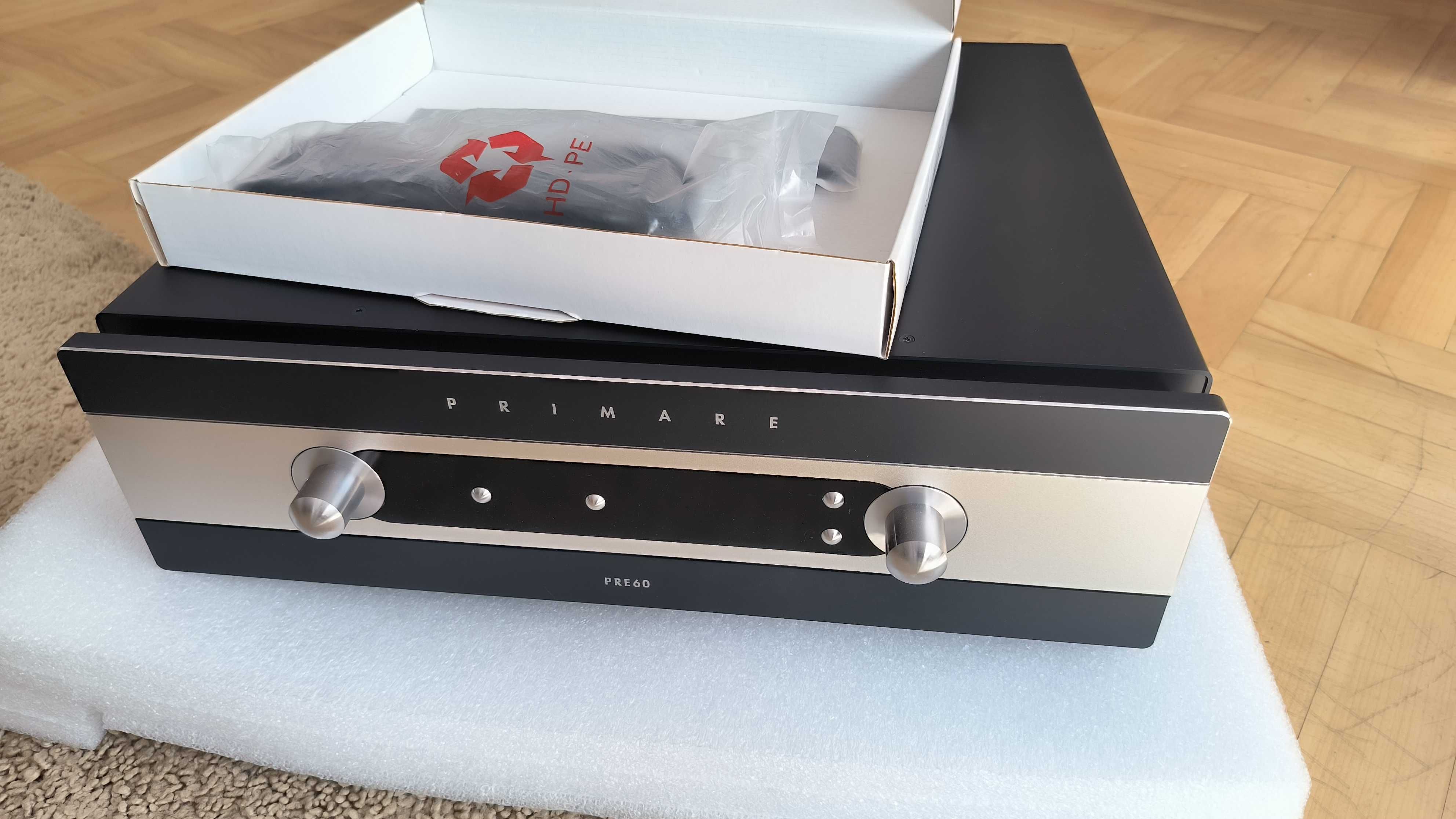 Primare A60/Primare PRE60 poweramp ta preamplifer ta processor hi end