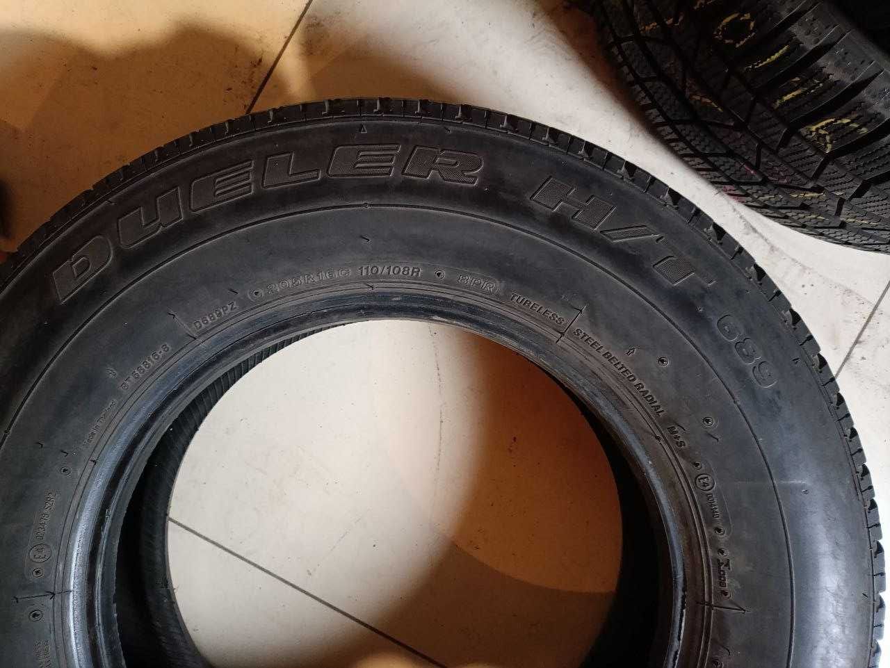 Шина (одна) 205R16C 110/108R Bridgestone Dueler H/T 689