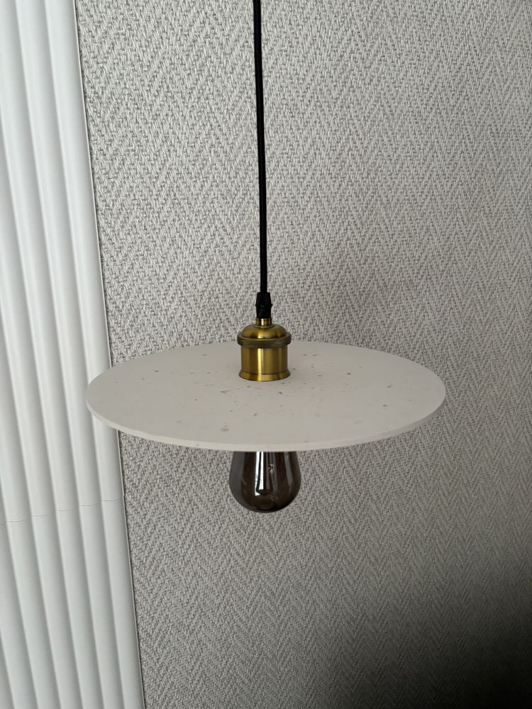 Lampa wiszaca lastryko handmade