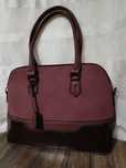 Nowa elegancka torebka damska burgund kuferek a4
