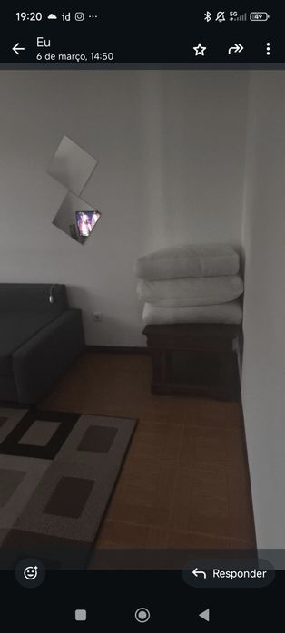 Vendo sofá cama + móvel de apoio