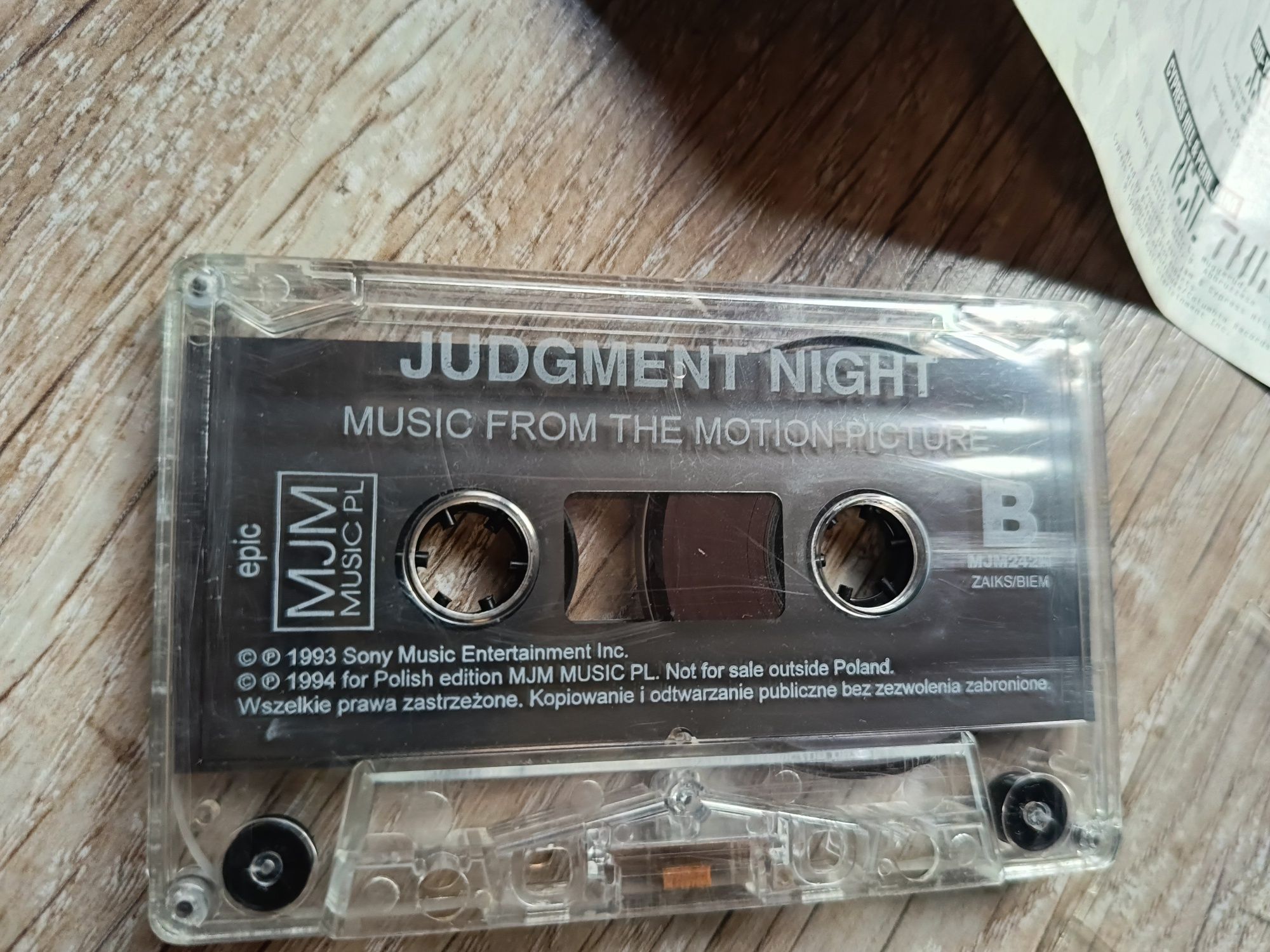 Kaseta magnetofonowa Soundtrack Judgment Night Music from the motion