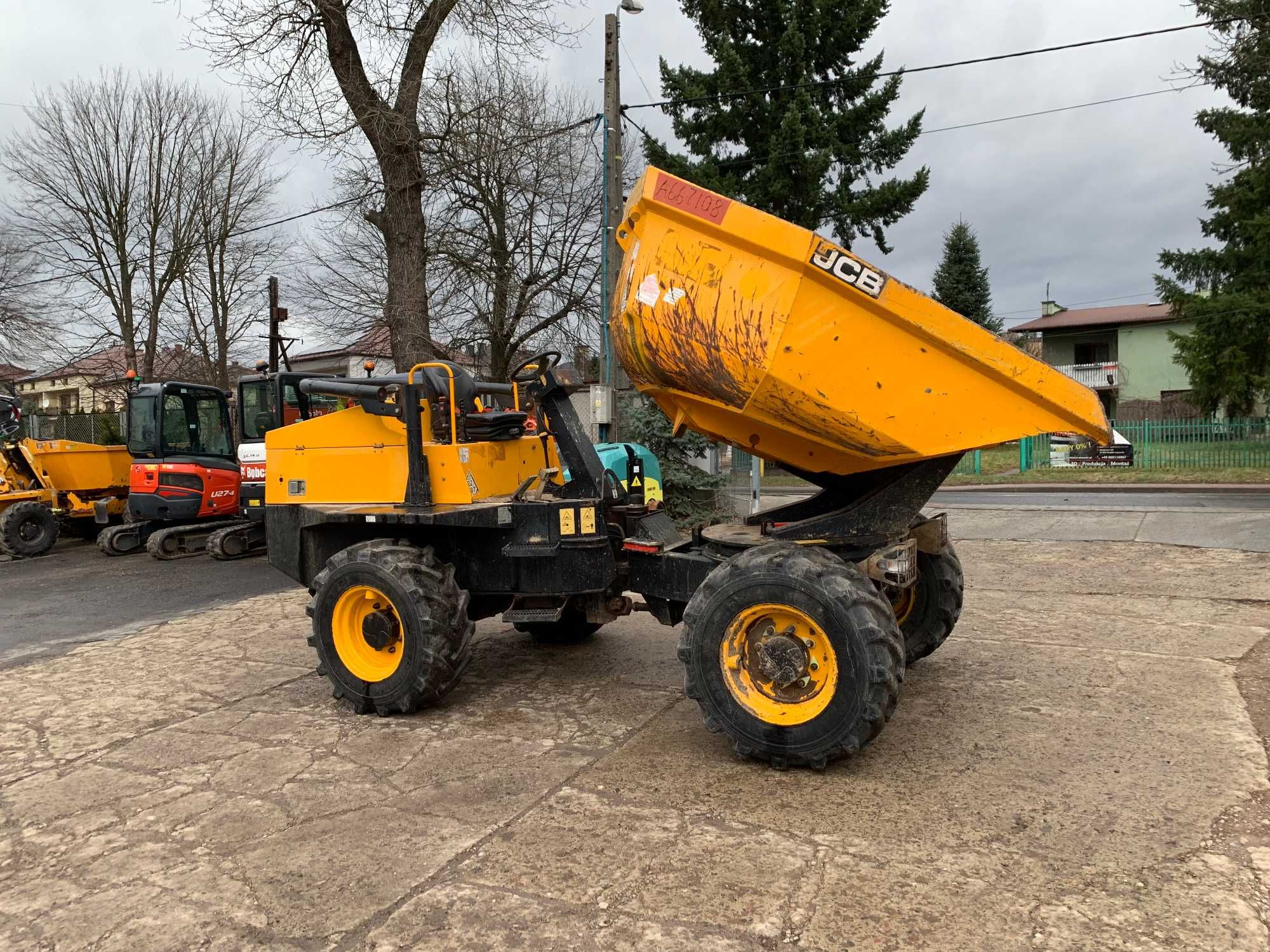 JCB 6TST wozidło obrotowe budowlane 6 ton 2015 światła 2300 mtg Terex