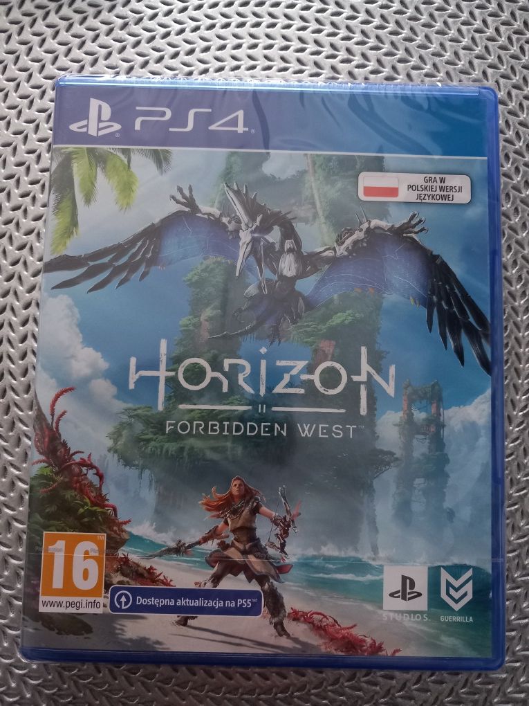 Nowa gra horizon forbidden west gra  ps4 prezent