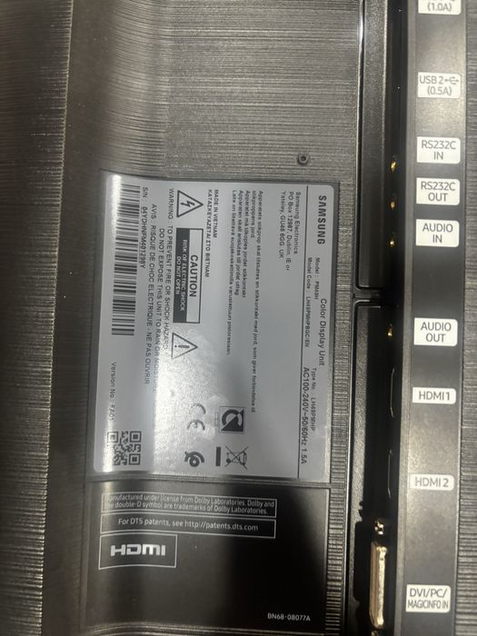 Samsung LH49PMHPBGC/EN (PM49H – 49″ Full HD Signage)