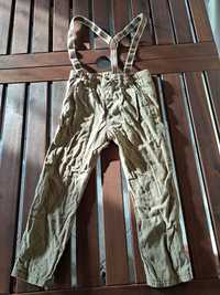 Spodnie szelki Zara 104cm