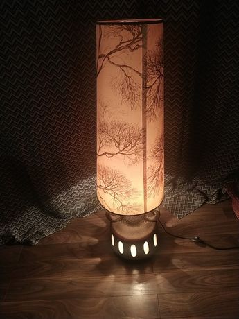 Piękna Vintage lampa podłogowa z lat 70