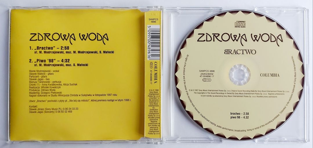 CDs Zdrowa Woda Bractwo 1998r