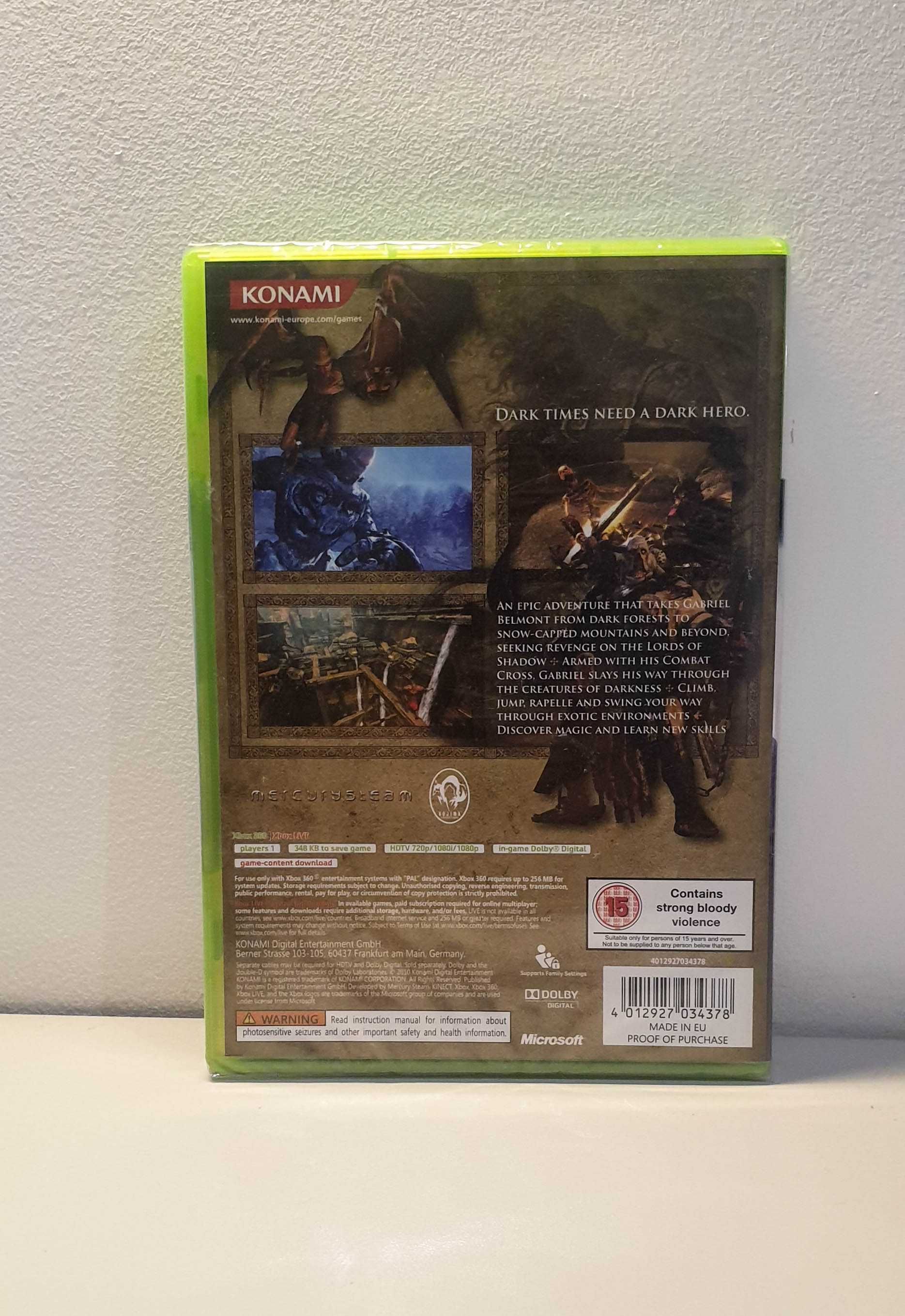 Gra Castlevania Lords of Shadow xbox 360 NOWA w folii
