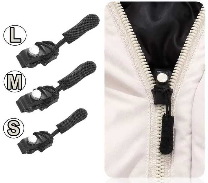Набір для миттєвого ремонту блискавки Zipper Puller 6 штук – новий!