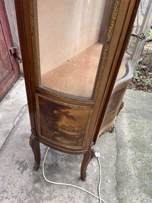 Witrynka szafka drewno antyk rękodzieło