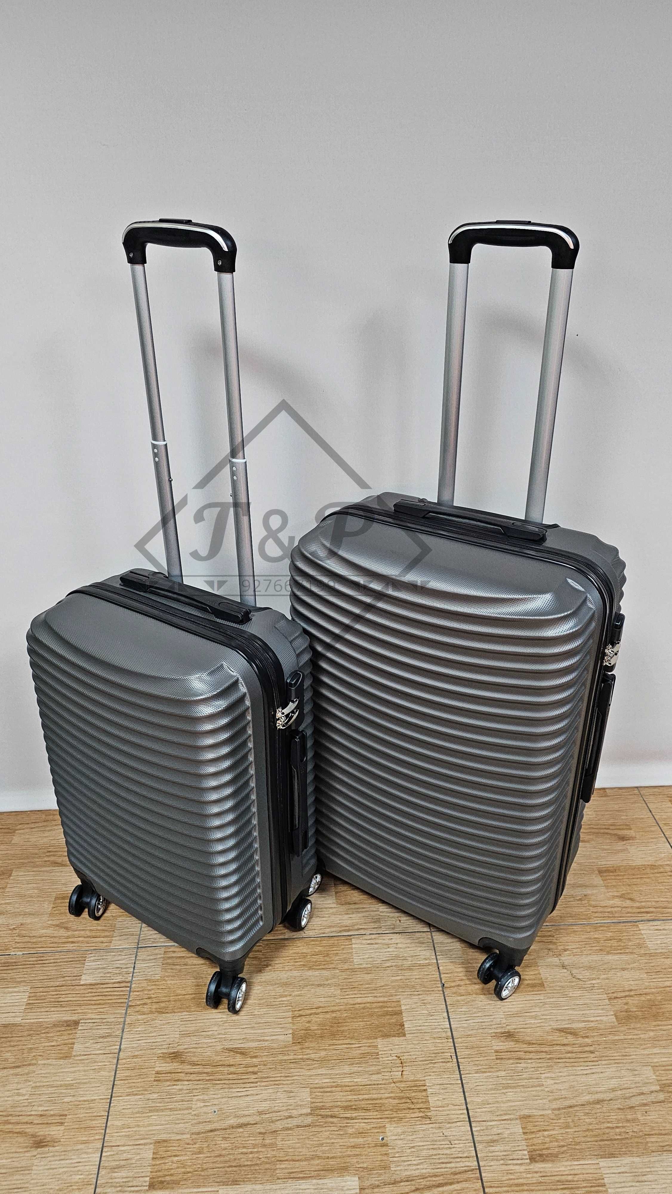 Mala Viagem Cabine 10 a 15kg + Mala Porão Média L 23kg Forte - NOVAS