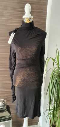 Sukienka Pinko oryginalna Rozmiar m 38 czarna  modna nowa