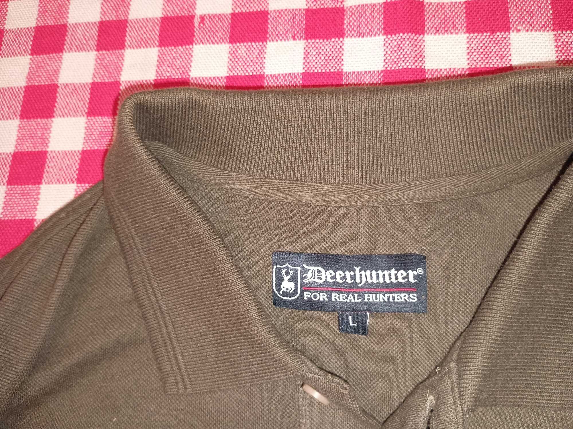 Koszulka polo myśliwska męska Deerhunter rozmiar L