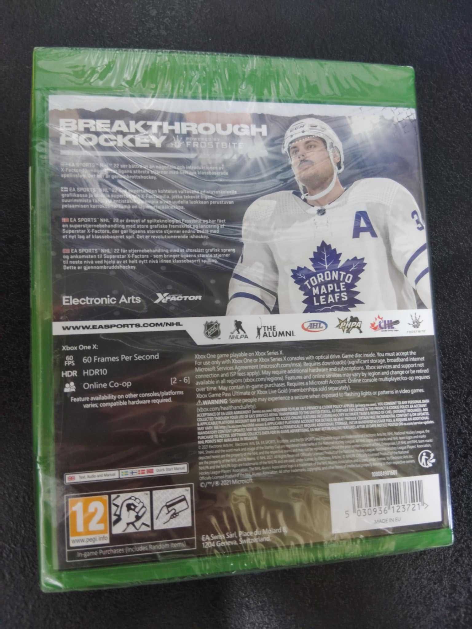 Nowa w folii NHL 22 Xbox One / Xbox Series X hokej 2022