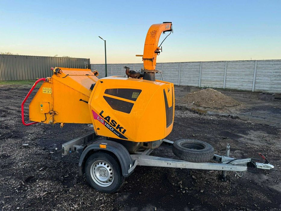 RĘBAK rozdrabniacz do gałęzi LASKI LS 160DWB obrotnica 1 rej. 10.2022r