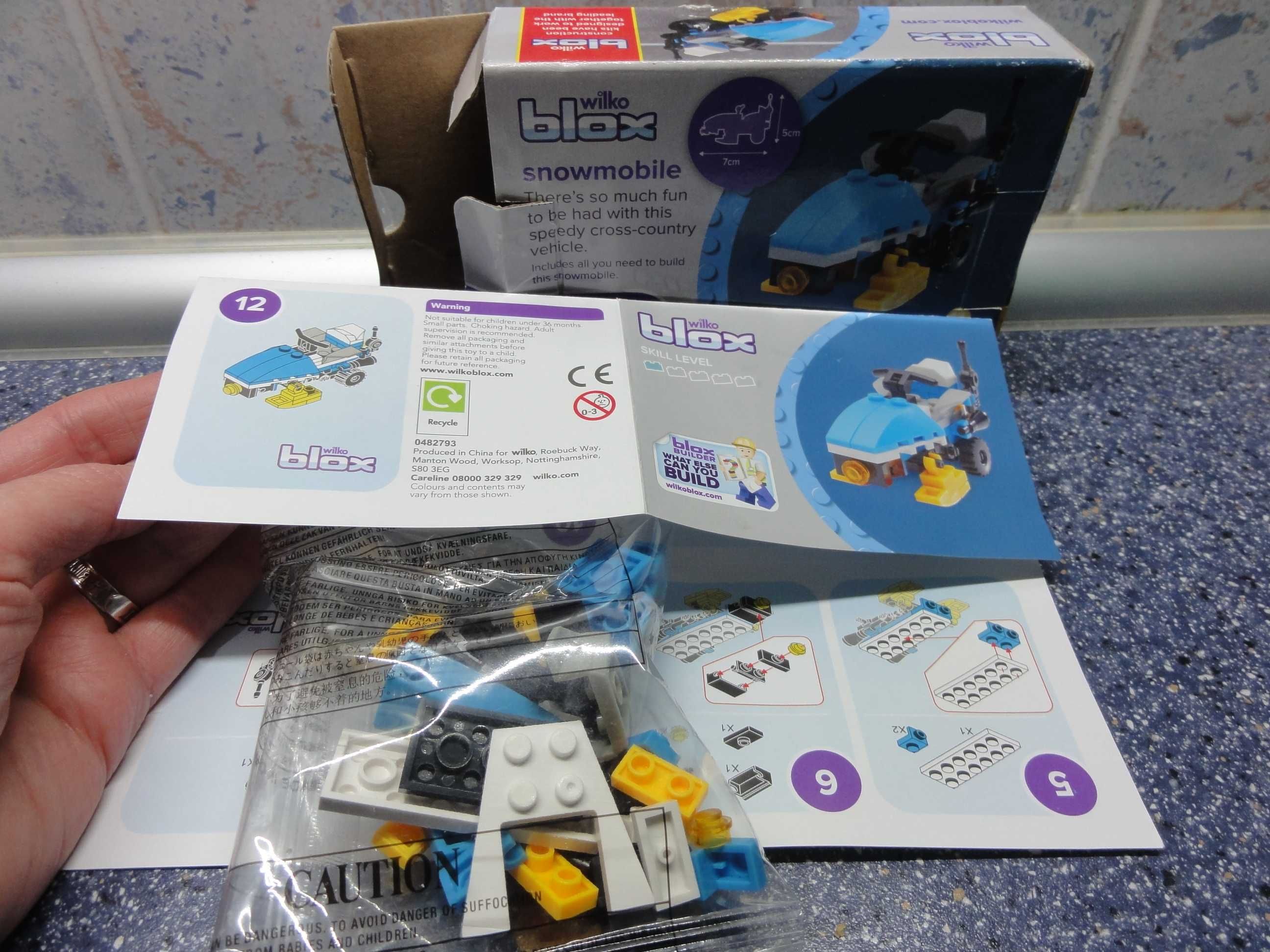 Lego wilko. 35шт.Snowmobile,(снегоуборочн.машина).Куплена в Англии!