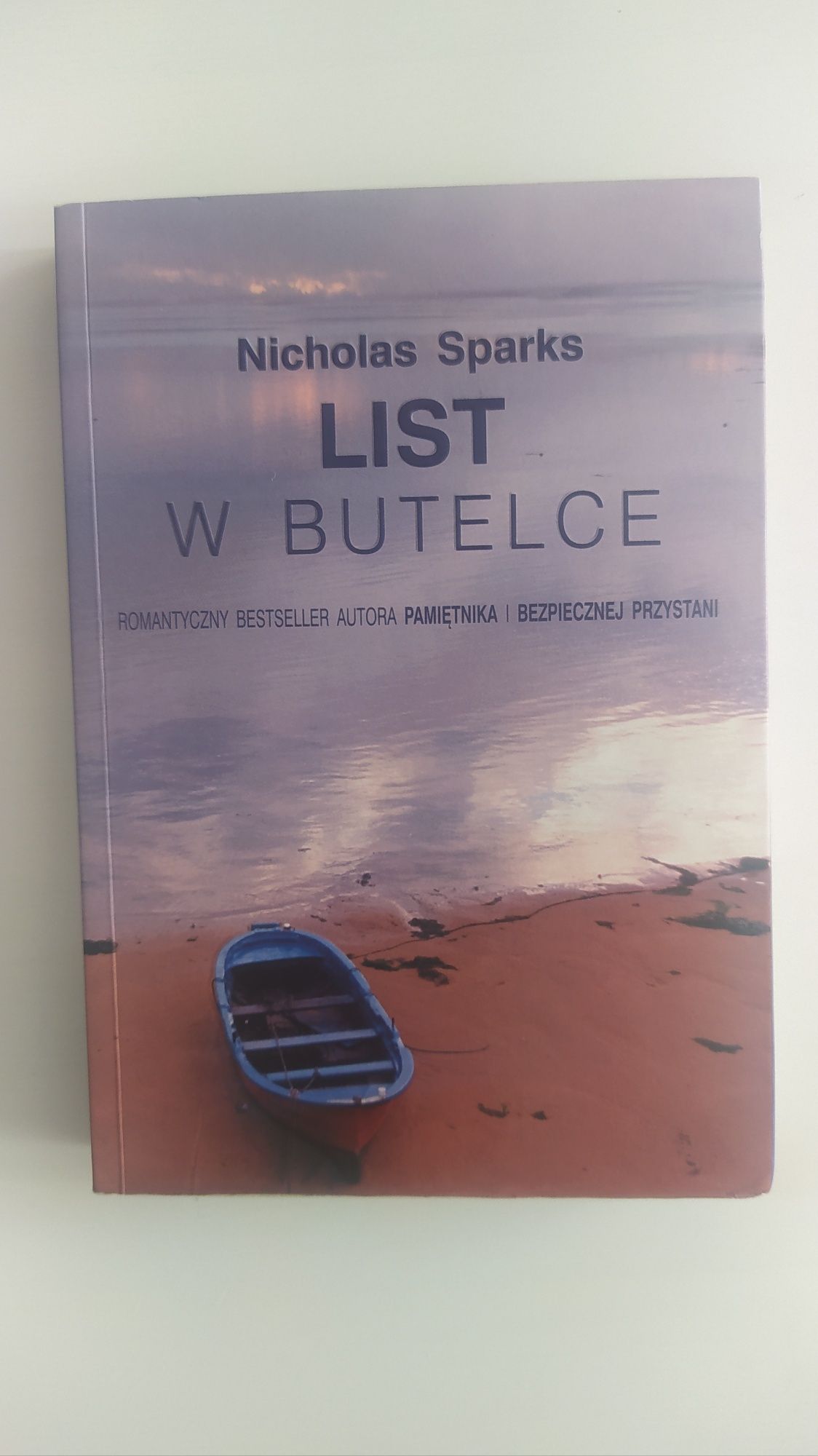 Książka "List w butelce" Nicholas Sparks