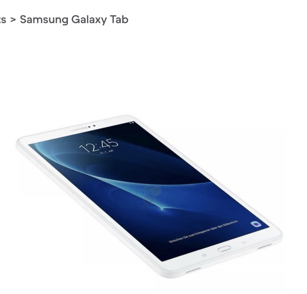Tablette Samsung Galaxy Tab A (2016) 16 Go 10.1 pouces Branco