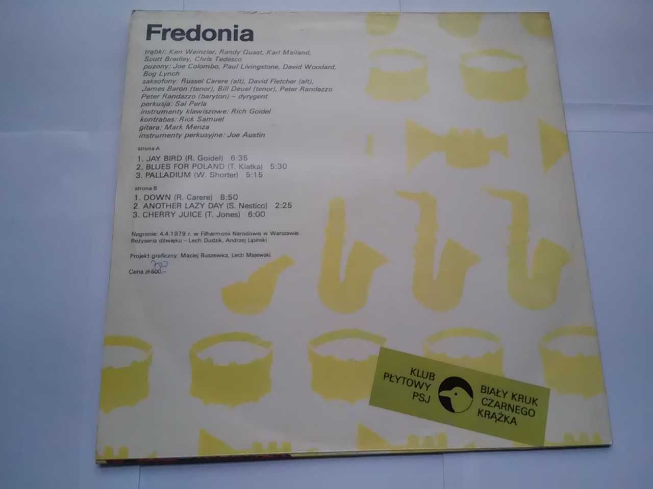 Winyl Fredonia The Fredonia Jazz Esmble