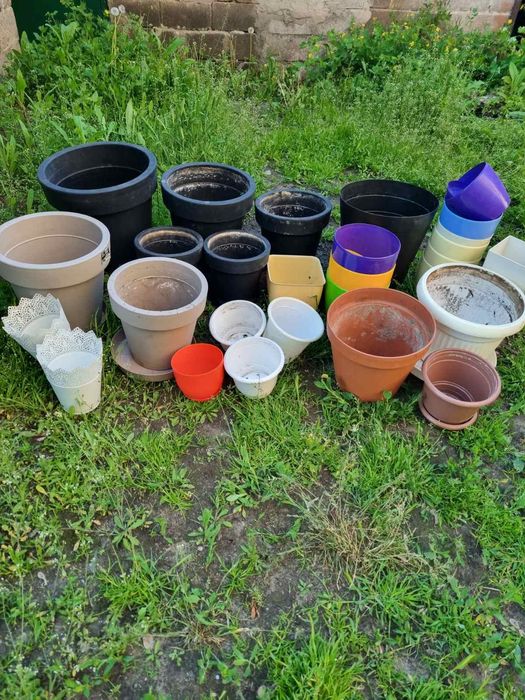 горшки для цветов и шикарный декор