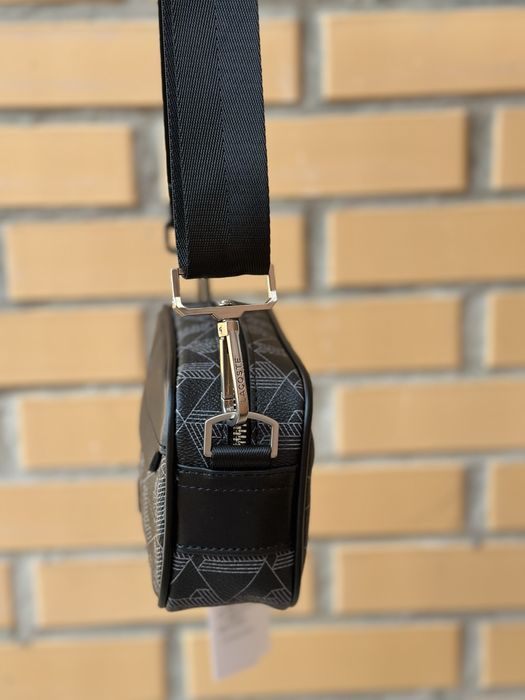 Оригінальна сумка Lacoste кросс боді чорна стильна та практична