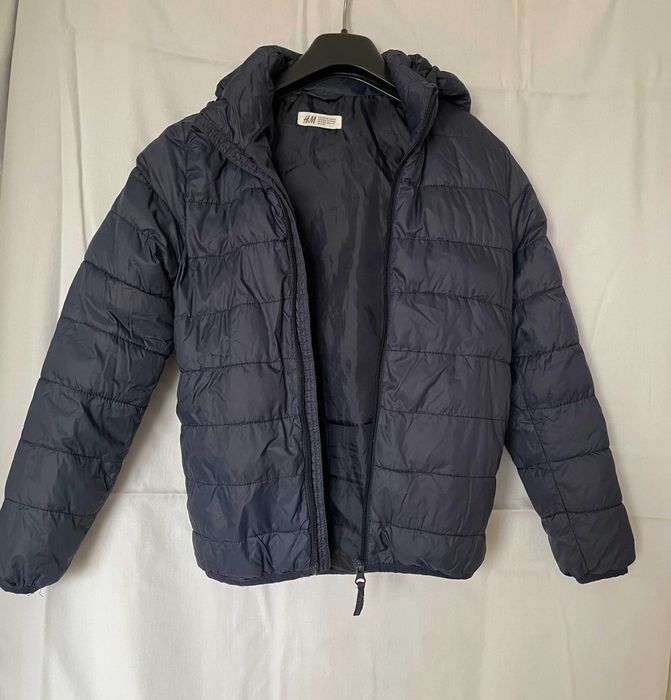Kurtka puchowa marki H&M, rozmiar na 134-140 cm, stan b. dobry