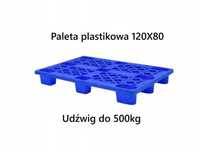 Paleta 120X80 Palety Plastikowe Europalety Udźwig 500 kg Palety 120X80