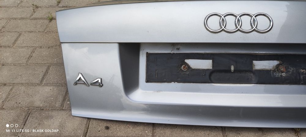 Klapa Bagażnika LY7Q Audi A4 B6 1.9 Sedan 01 Blask Gołdap