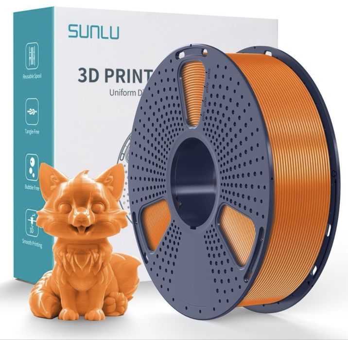 Філамент PETG Black, Gray, Orange, Прозорий, Червоний, помаранчевий