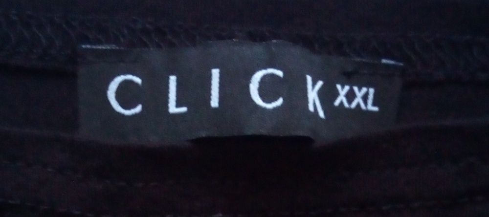 Czarny podkoszulek CLICK rozmiar XXL