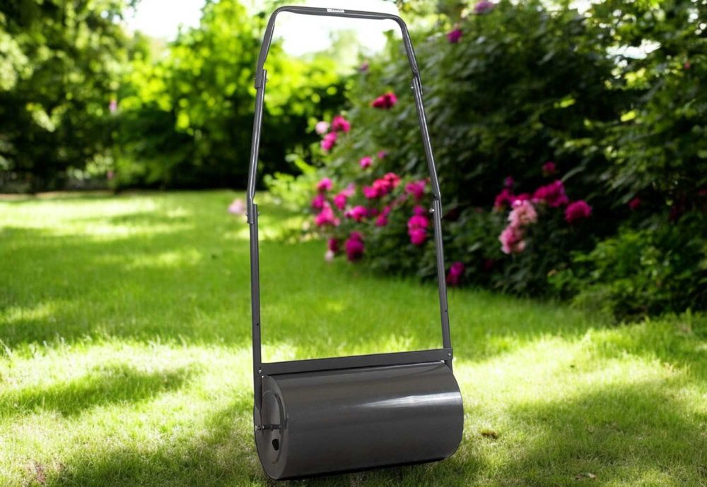 WALEC DO TRAWY trawnika ogrodowy metalowy 50cm walcowanie trawy