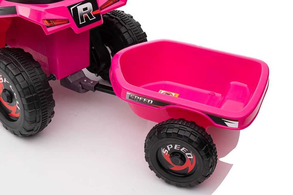 Autko na akumulator QUAD Z PRZYCZEPĄ auto jeździk pojazd elektryczny