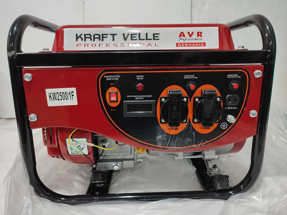 бензогенератор Інвертор KRAFTWELE KW2500 220V генератор бензиновый