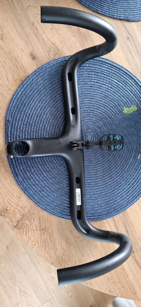 Kierownica szosa gravel kokpit karbonowy cabon Black Inc