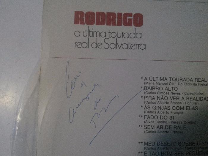 2 Lps do Rodrigo assinados.