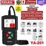 Считыватель кодов EDIAG YA201 Diagnostic OBD2