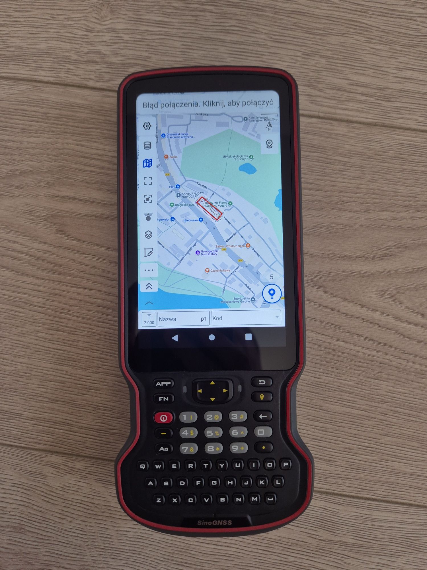 Odbiornik geodezyjny SinoGNSS ComNav N2 Palm